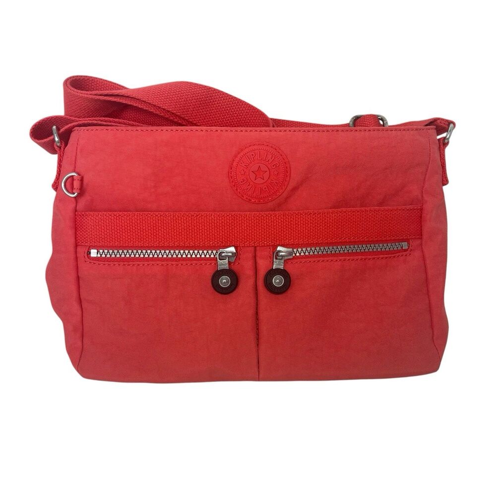 Kipling Angie Crossbody Shoulder Bag Purse Adjustable Strap Pink